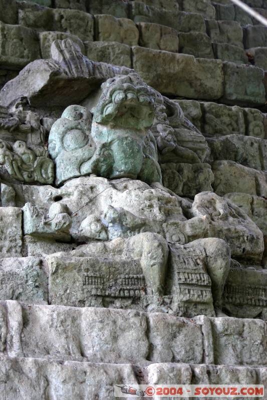 D�tail de l'escalier hi�roglyphique
