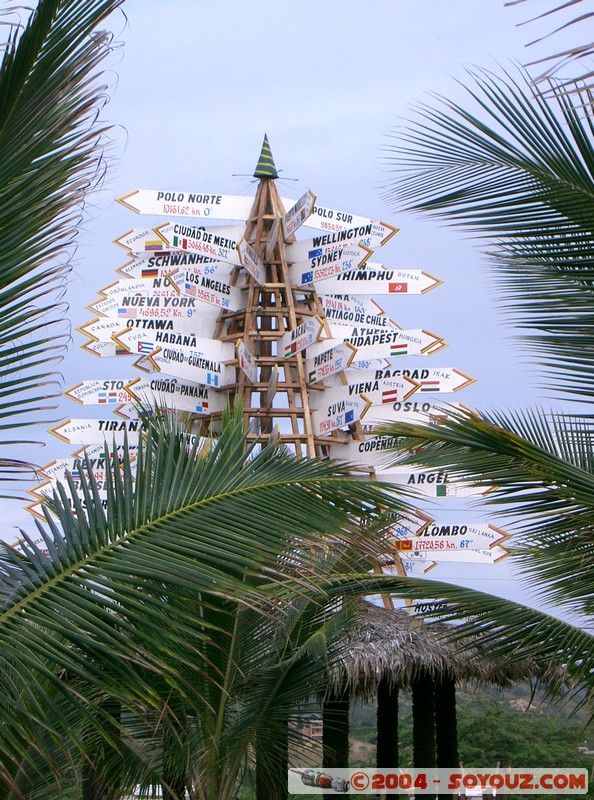 Puerto Lopez - Arbre des directions
Mots-clés: Ecuador
