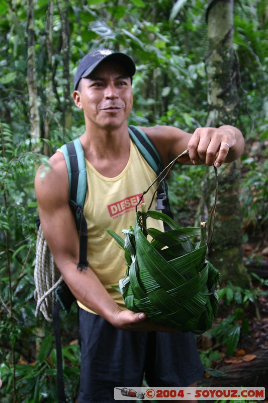 Jungle Trek - pannier en feuilles
Mots-clés: Ecuador