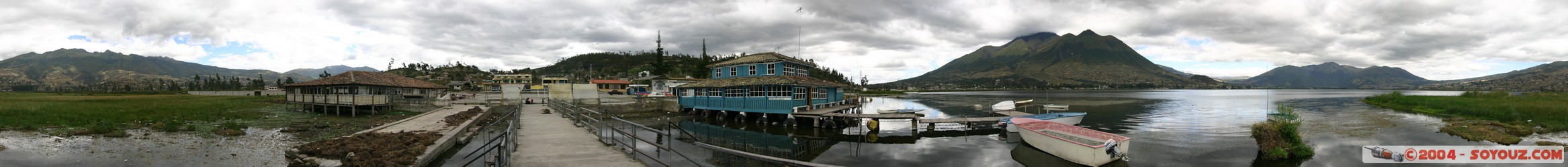 Otavalo - Laguna San Pablo - panoramique
Mots-clés: Ecuador panorama