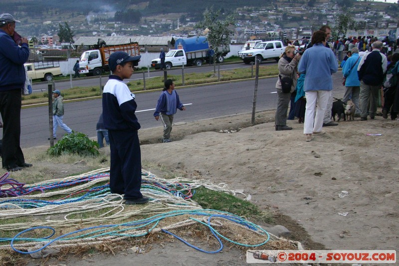 Otavalo - Marche aux bestiaux
Mots-clés: Ecuador Marche