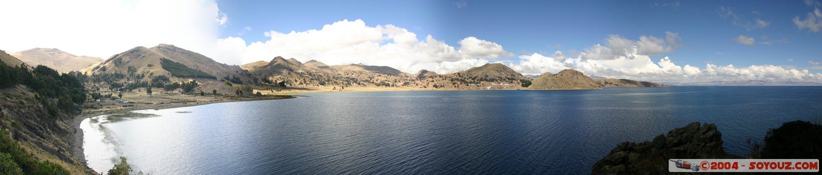 Lac Titicaca - Bahia de Copacabana - panoramique
Mots-clés: panorama Lac