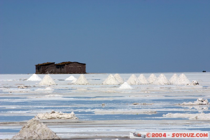 Salar de Uyuni - Recolte du sel
