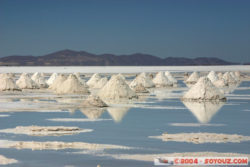Salar de Uyuni - Recolte du sel
