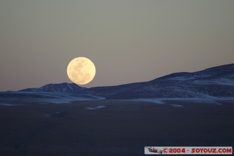 Laguna Colorada - Lever de Lune
Mots-clés: Nuit Lune