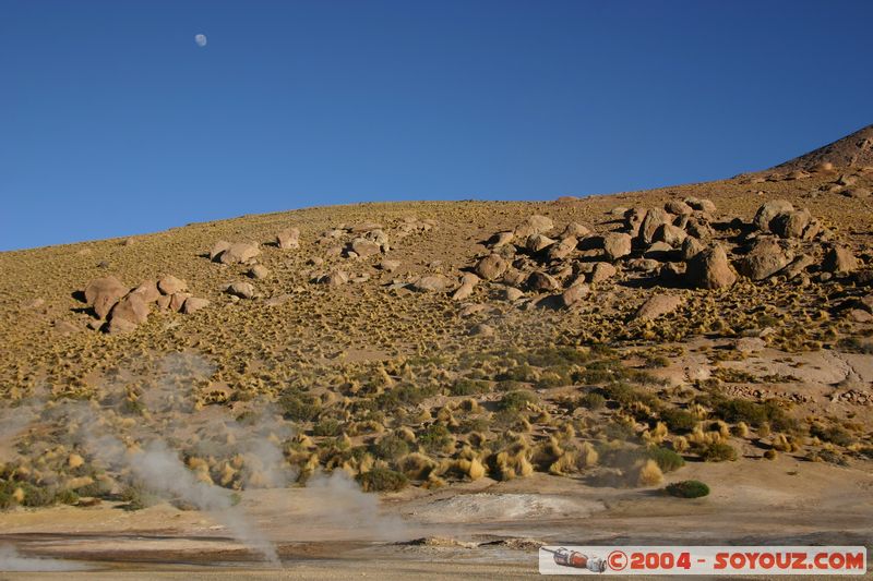 Los Geiseres del Tatio - Coucher de Lune
Mots-clés: chile geyser