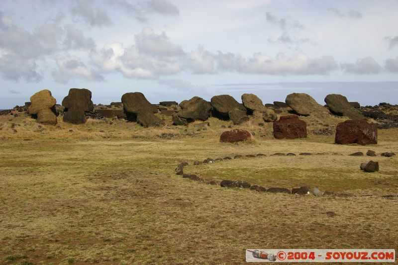 Ile de Paques - Pukao (Chignon des moai)
Mots-clés: chile Ile de Paques Easter Island patrimoine unesco sculpture