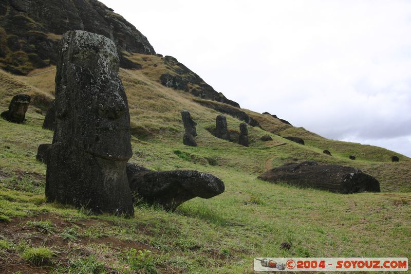 Ile de Paques - Rano Raraku - Carriere des moai
Mots-clés: chile Ile de Paques Easter Island patrimoine unesco Moai animiste sculpture