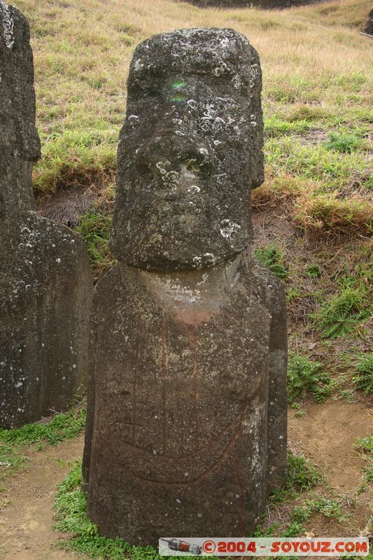 Ile de Paques - Rano Raraku - Carriere des moai
