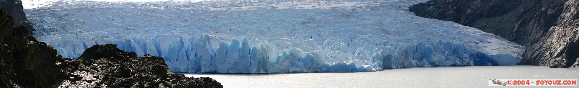 Parque Nacional Torres del Paine - Lago y Glaciar Grey - panorama
Mots-clés: chile Lac glacier panorama