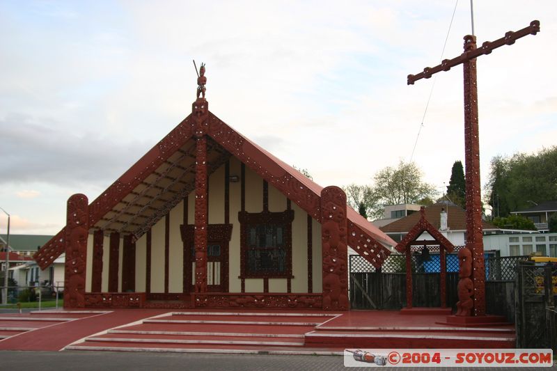 Rotorua - Ohinemutu - Tamatekapua Meeting House
Mots-clés: New Zealand North Island maori