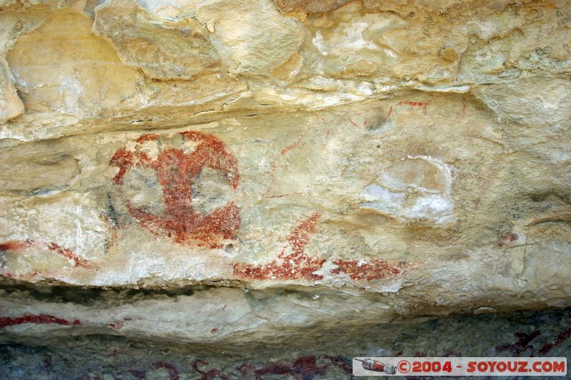 Takiroa - Maori limestone cliff drawings (AD 1000-1500)
Mots-clés: New Zealand South Island sculpture