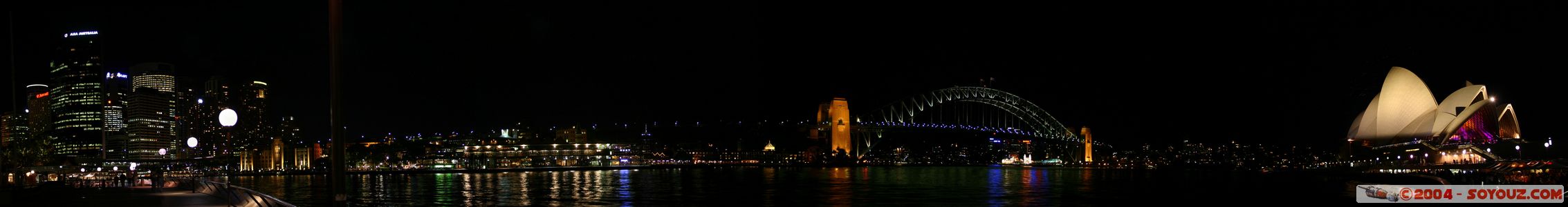 Sydney by Night - Circular Quay, Harbour Bridge and Opera House panorama
Mots-clés: Nuit patrimoine unesco Opera House panorama