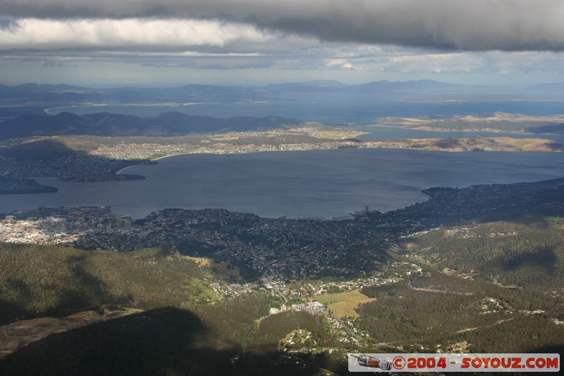 Mt Wellington - vue sur Hobart
