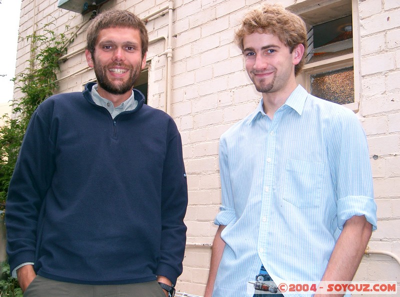 Hobart - moi et le neveu de Louise
