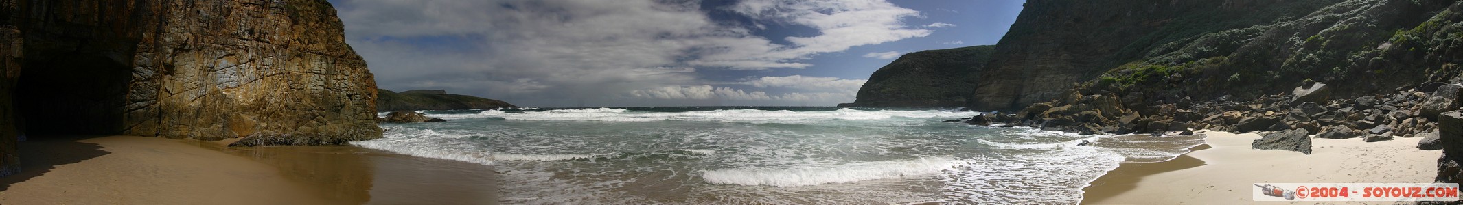 Tasman Peninsula - Remarkable Cave - panoramique
Mots-clés: panorama plage