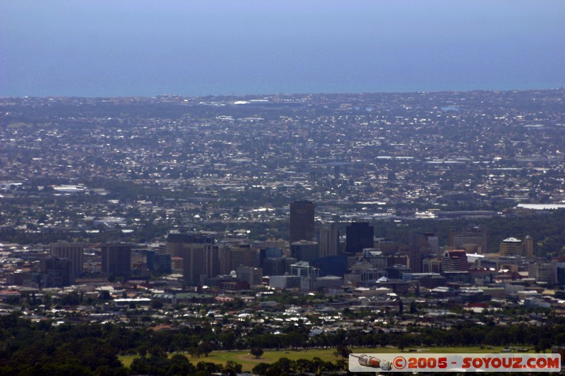 View on Adelaide from the hills
