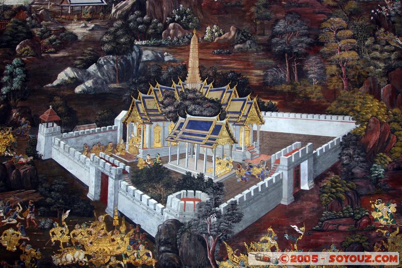Bangkok - Wat Phra Kaew
Mots-clés: thailand Boudhiste peinture