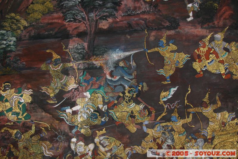 Bangkok - Wat Phra Kaew
Mots-clés: thailand Boudhiste peinture