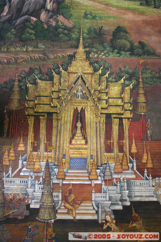 Bangkok - Wat Phra Kaew
Mots-clés: thailand Boudhiste peinture