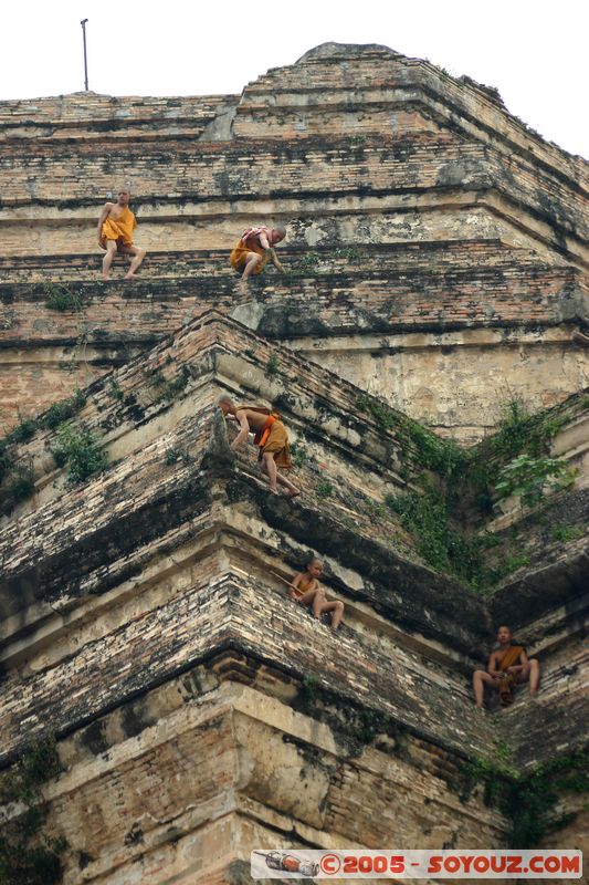 Chiang Mai - Wat Chedi Luang - Monks cleaning the temple
Mots-clés: thailand Ruines Boudhiste personnes