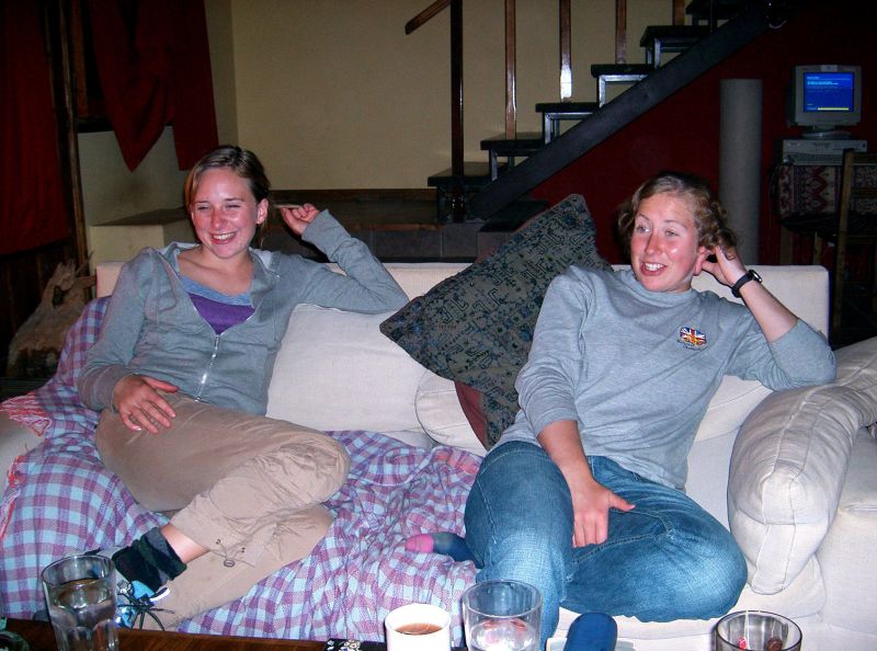 Jenny & Claire
Elles faisaient partie de notre petit groupe en Patagonie.
Anglaises - Ushuaia (Argentine) - Octobre 2004
