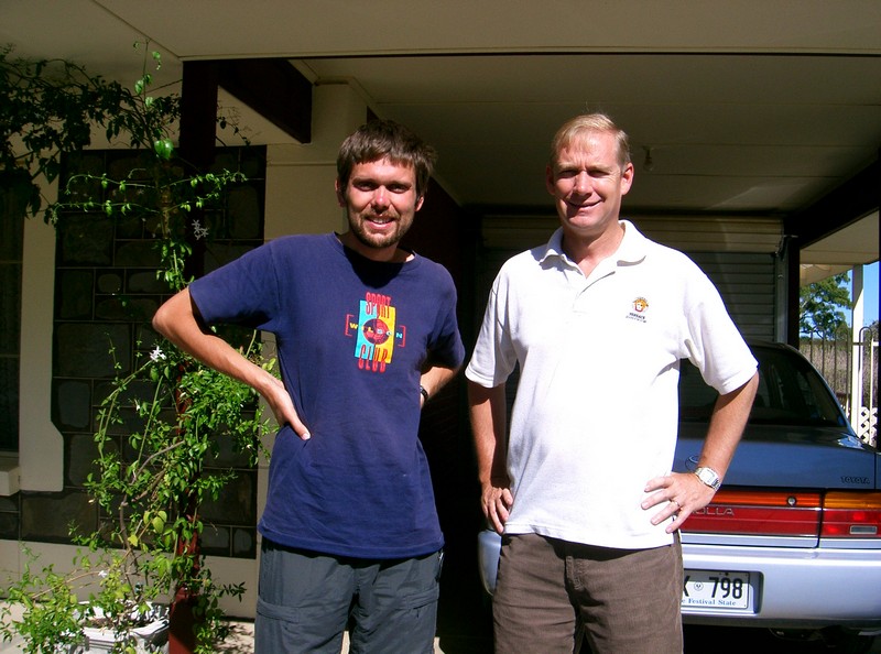 John
Un ami australien que j'avais connu lors de mon 1er voyage en Australie en 2002. J'ai profité de mon second séjour pour passé le voir quelques jours.
Australien - Adélaïde - Janvier 2005
