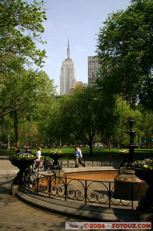 L'Empire State Building
depuis le Madison Square
