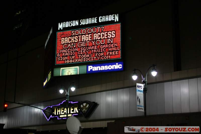 Madison Square Garden
La célèbre salle de spectacles
