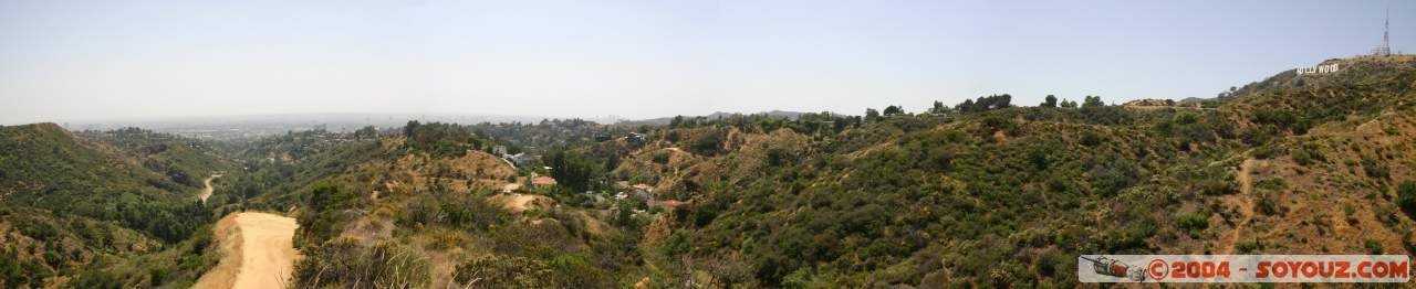 Panoramique sur la ville pres du Mont Lee
