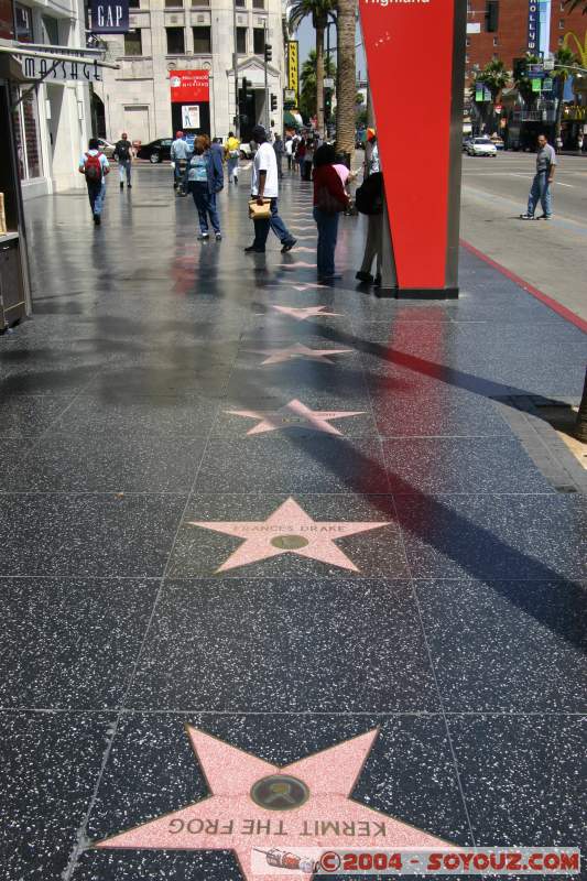 Les Etoiles sur Hollywood Boulevard
