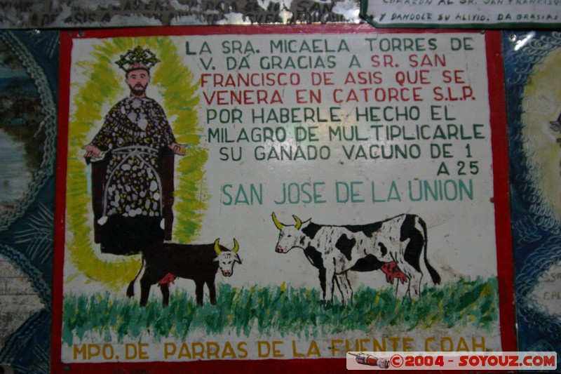 Real de Catorce - Iglesia de la Purisima Conception - ex-voto
