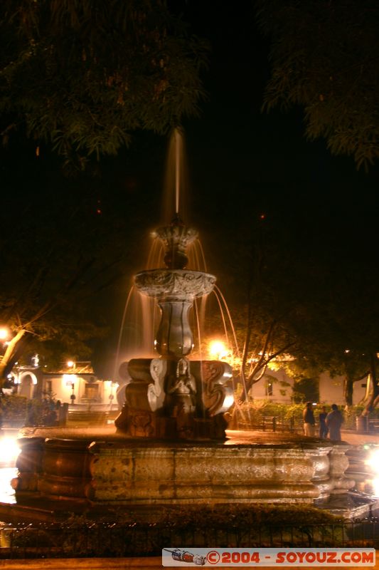 fontaine baroque, sculpte par Diego de Porres
