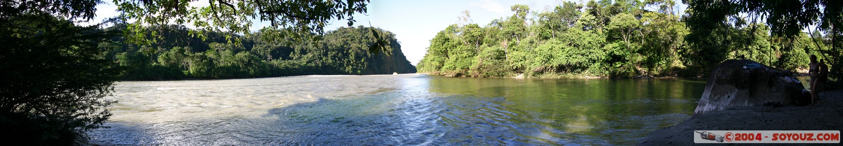 Jungle Trek - Rio Pibi - panoramique
Mots-clés: Ecuador panorama Riviere
