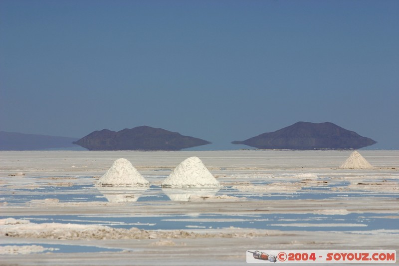 Salar de Uyuni - Recolte du sel
