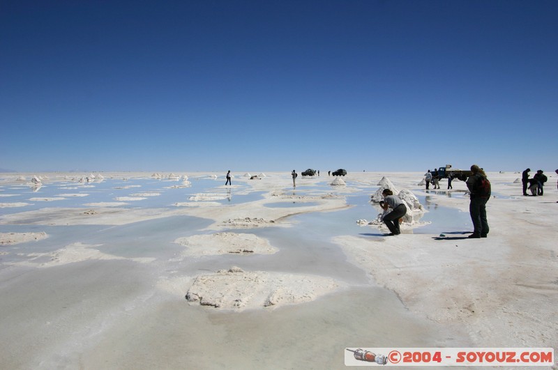 Salar de Uyuni - Recolte du sel
