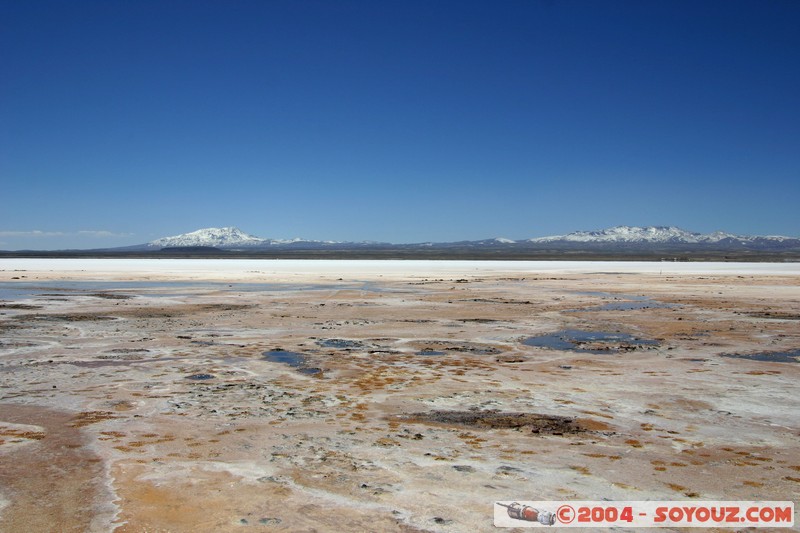 Salar de Uyuni - Jeux de couleurs minerales
