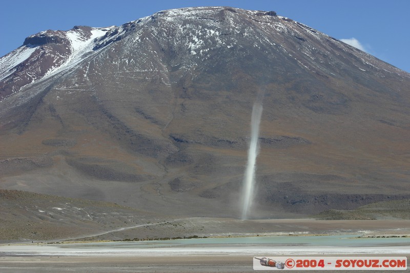 Zona de lagunas - Volcan Ascotan  - Tornade de sable
Mots-clés: volcan