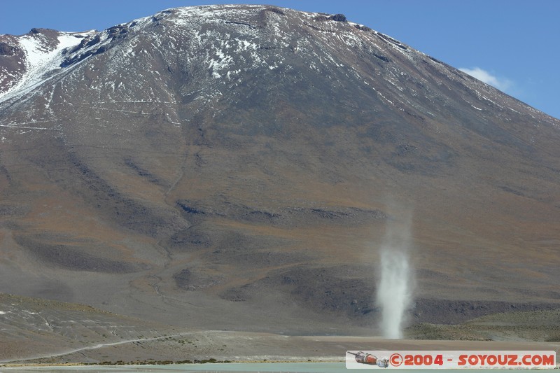 Zona de lagunas - Volcan Ascotan  - Tornade de sable
