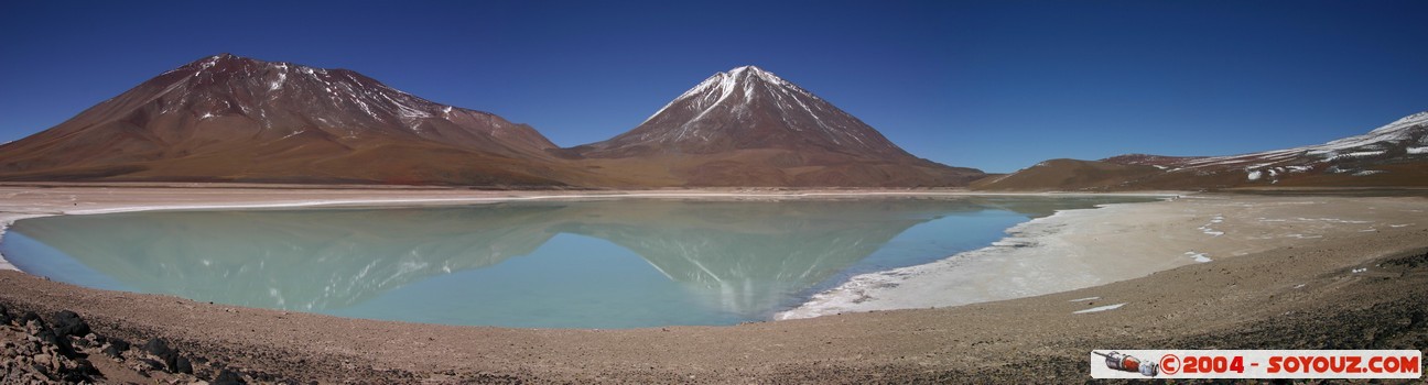 Laguna Verde - Volcans Juriques et Licancabur - panorama
Mots-clés: panorama volcan