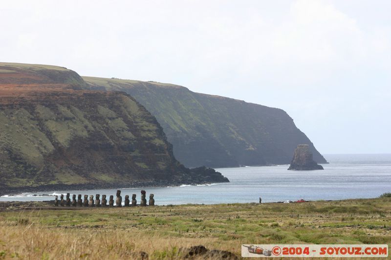 Ile de Paques - Rano Raraku - vue sur Ahu Tongariki
Mots-clés: chile Ile de Paques Easter Island patrimoine unesco mer Moai animiste sculpture