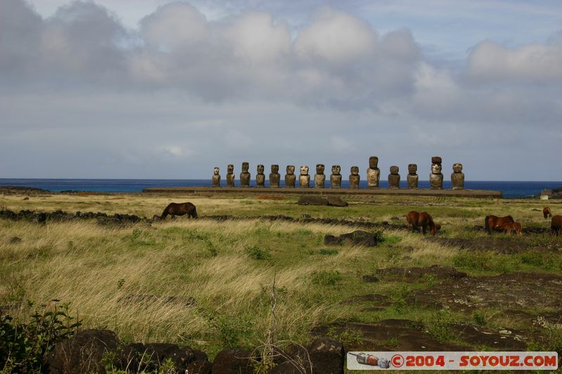 Ile de Paques - Ahu Tongariki
Mots-clés: chile Ile de Paques Easter Island patrimoine unesco Moai sculpture animiste animals cheval
