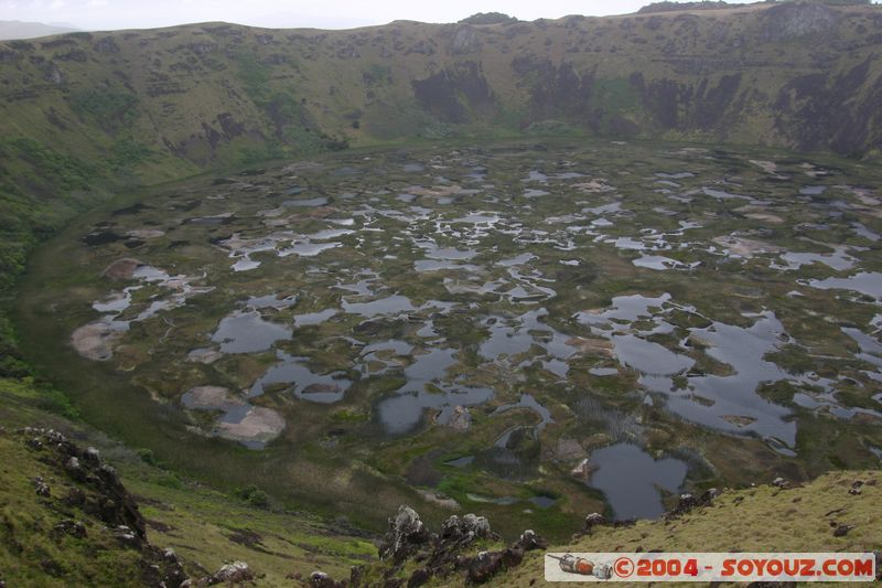 Ile de Paques - Rano Kau 
Mots-clés: chile Ile de Paques Easter Island patrimoine unesco volcan Lac