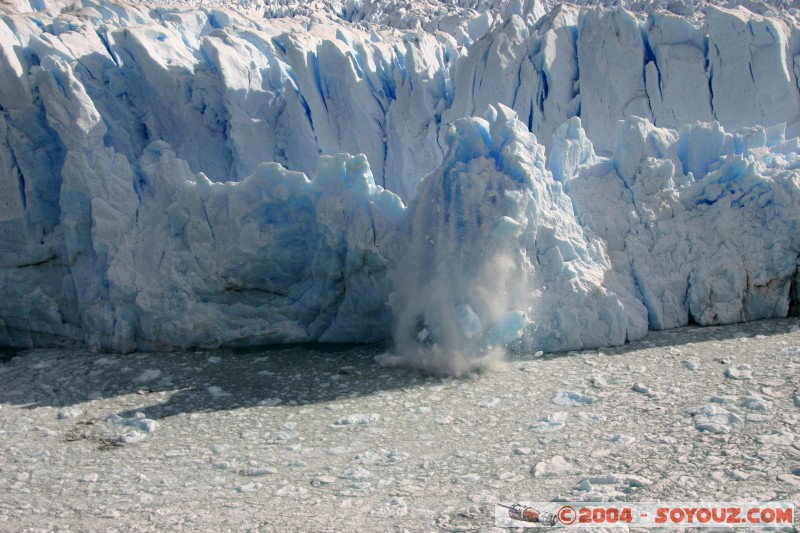 Chutes de glace / Falling ice rocks
