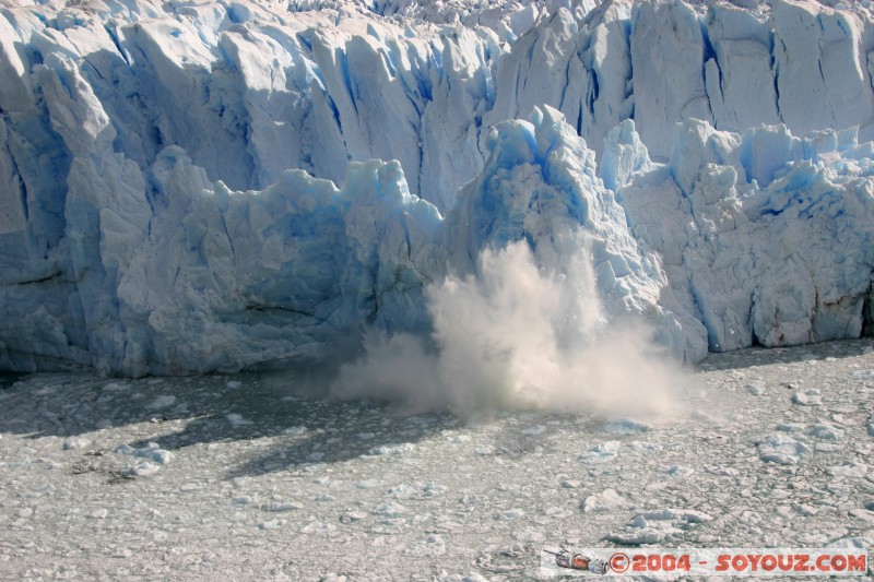 Chutes de glace / Falling ice rocks
