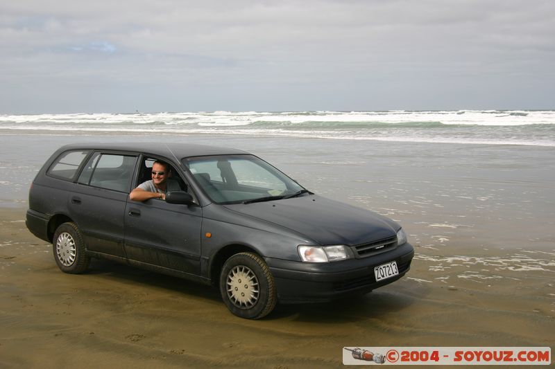Ninety Mile Beach - Erik's car
Mots-clés: New Zealand North Island plage voiture