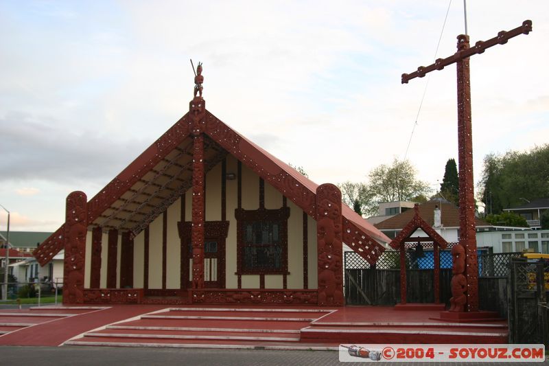 Rotorua - Ohinemutu - Tamatekapua Meeting House
Mots-clés: New Zealand North Island maori
