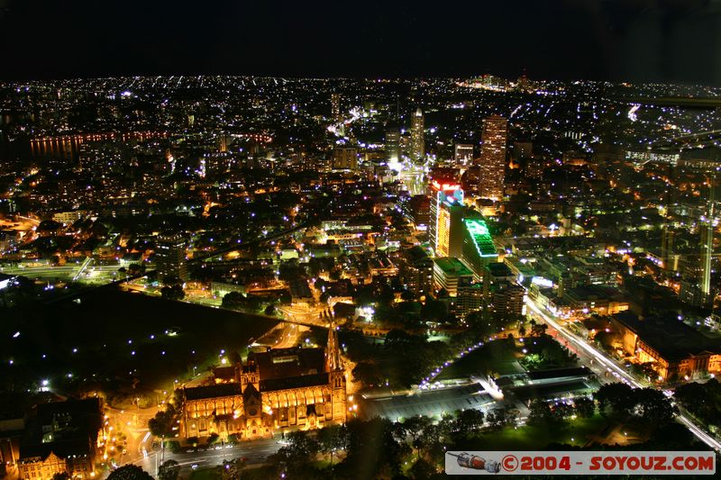 Sydney by Night from Sydney Tower
