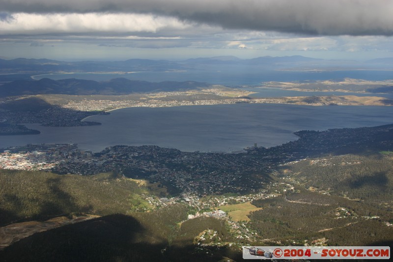 Mt Wellington - vue sur Hobart
