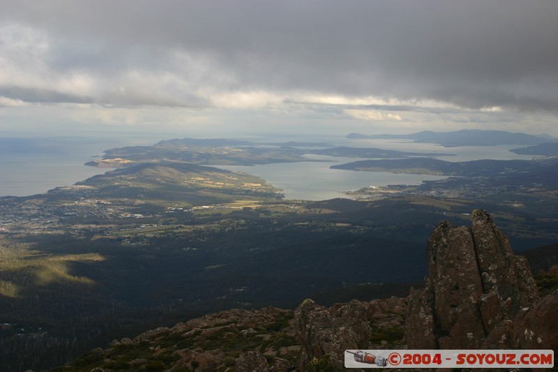 Mt Wellington - vue sur Hobart
